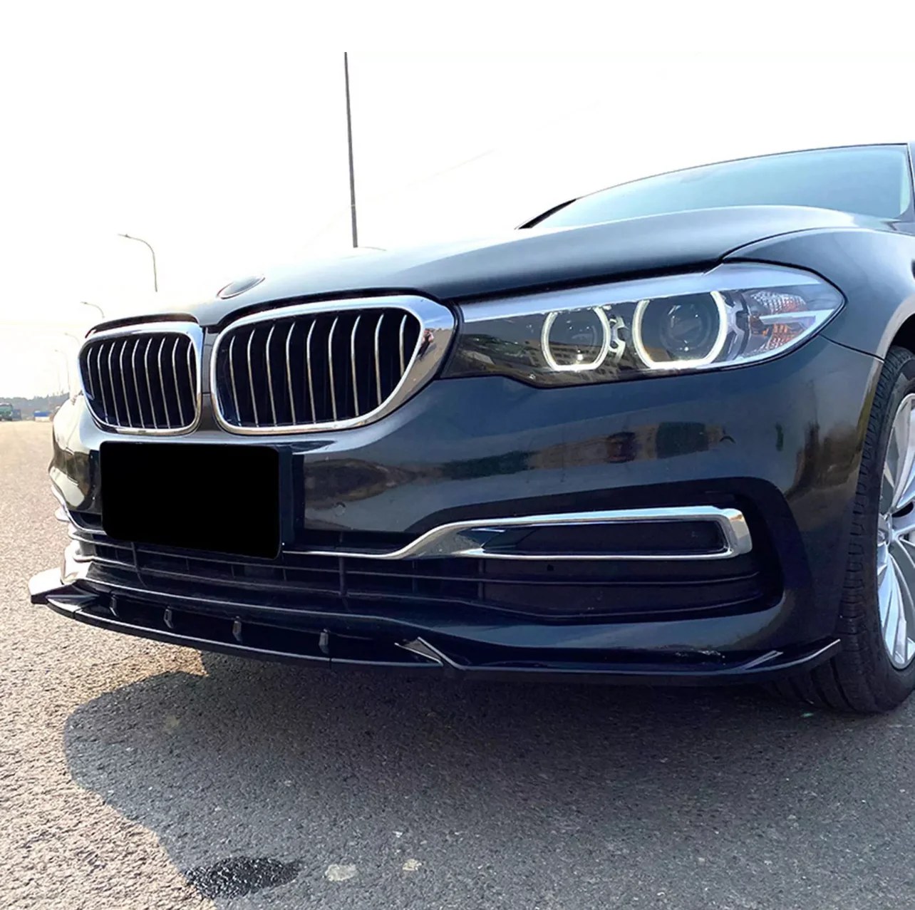 BMW G30 5 Series Splitter Lci Gloss Black Lip 21-24 - Image 7