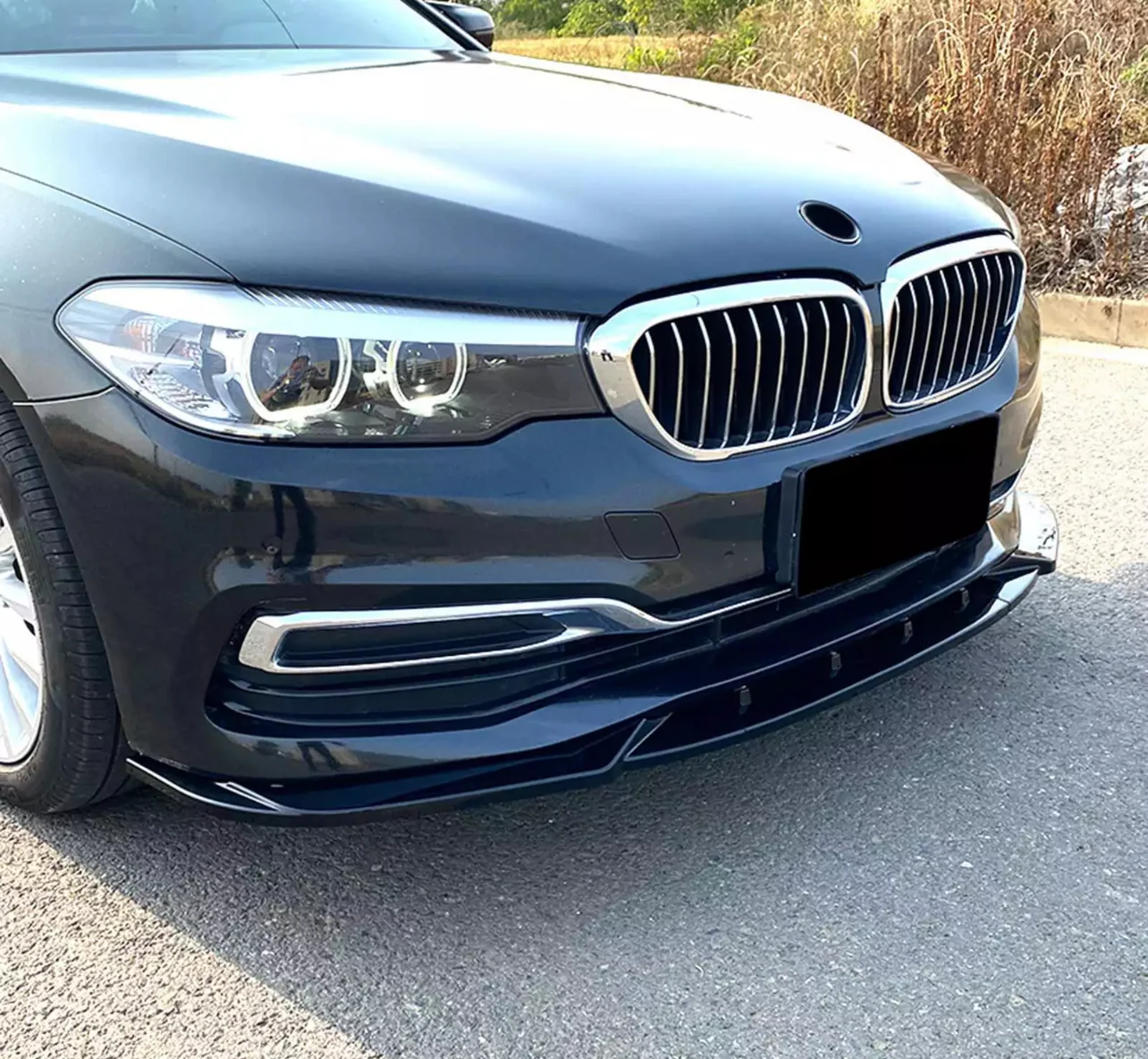 BMW G30 5 Series Splitter Lci Gloss Black Lip 21-24 - Image 8
