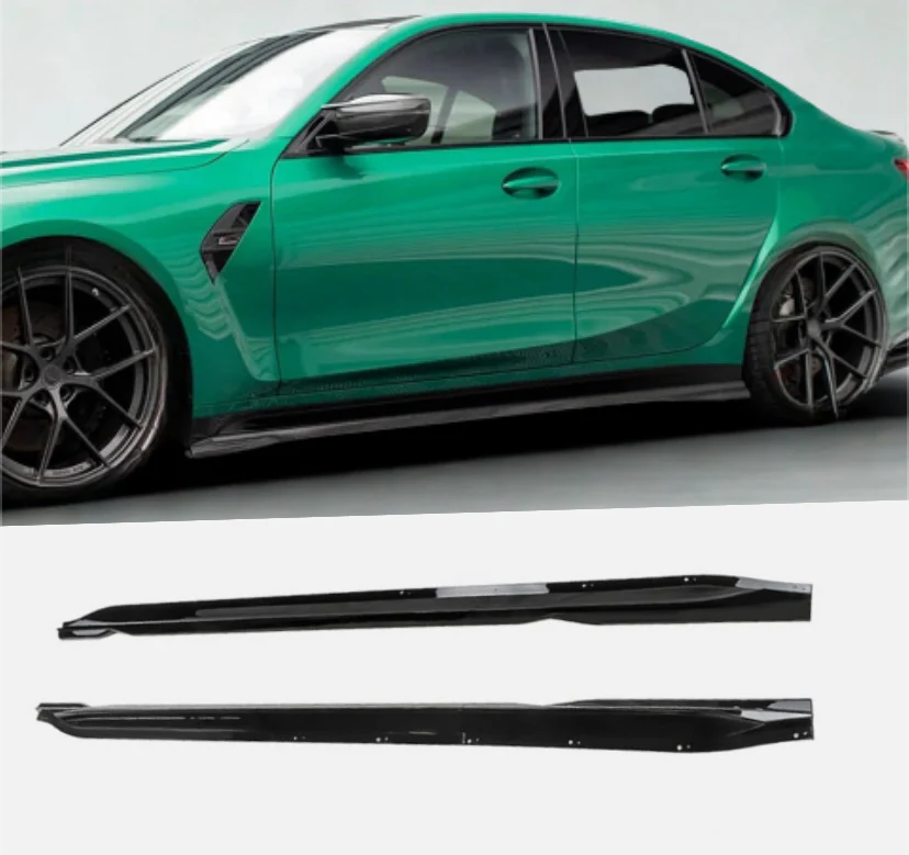 BMW G80 M3 G81 Touring Gloss Side Skirt Extension Lip Abs Extensions Mp - Image 5