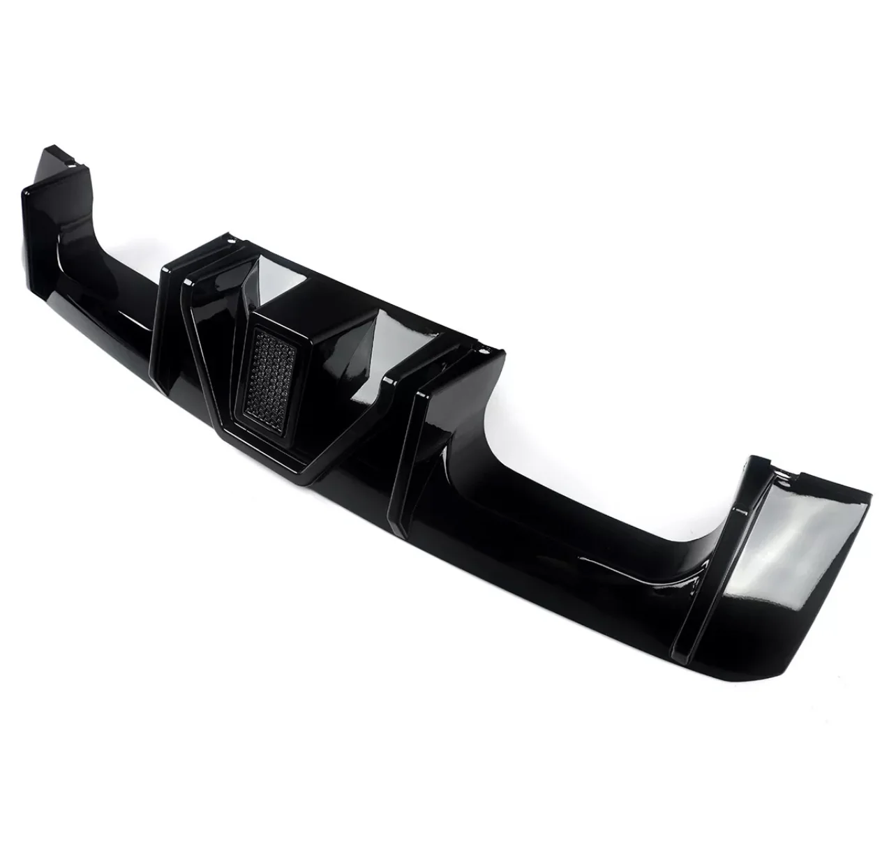 BMW G80 M3 G82 G83 M4 REAR BUMPER DIFFUSER LIP GLOSS BLACK W/LED LIGHT - Image 4