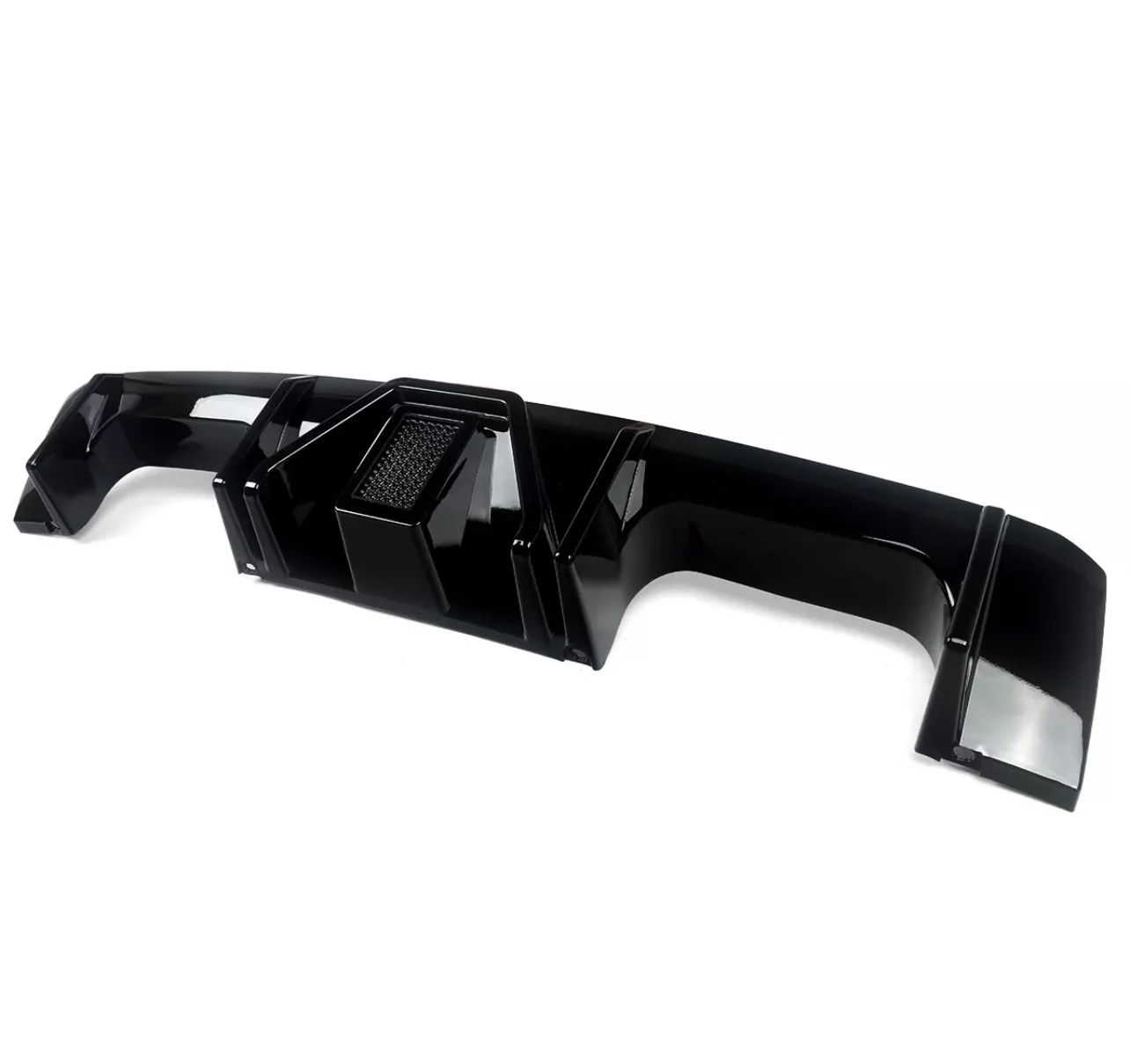 BMW G80 M3 G82 G83 M4 REAR BUMPER DIFFUSER LIP GLOSS BLACK W/LED LIGHT - Image 7