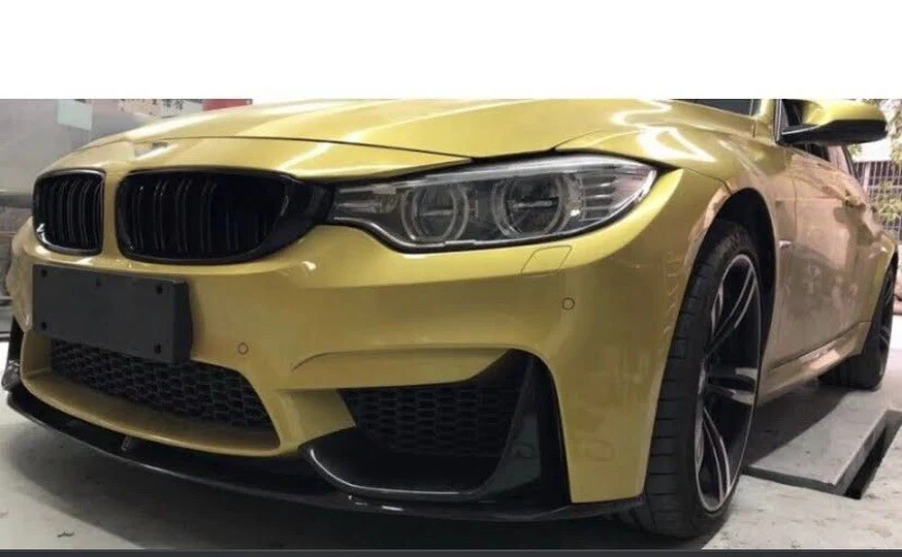 BMW M3 M4 F80 F82 F83 GLOSS FRONT SPLITTER REAR DIFFUSER SIDE SKIRTS BODY KIT MP - Image 5