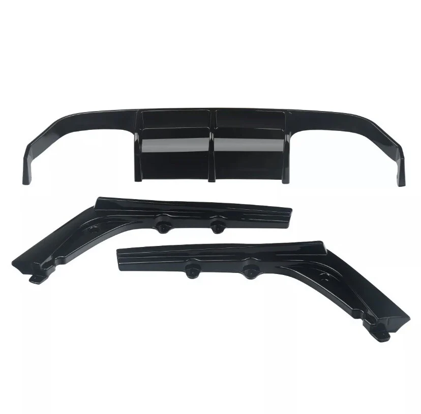 BMW M3 M4 F80 F82 F83 GLOSS FRONT SPLITTER REAR DIFFUSER SIDE SKIRTS BODY KIT MP - Image 8