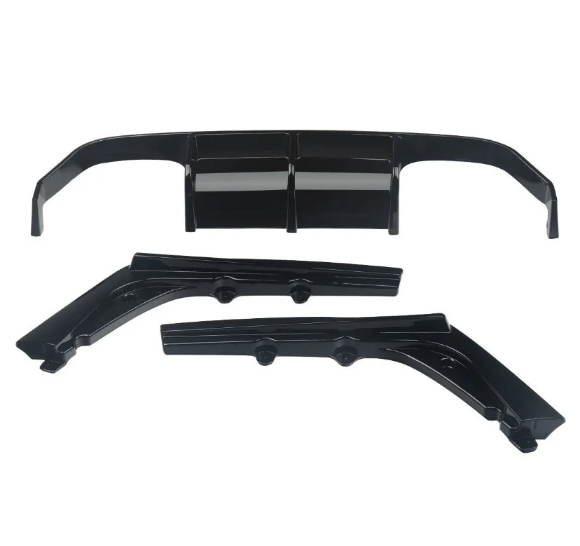 BMW M3 M4 F80 F82 F83 GLOSS FRONT SPLITTER REAR DIFFUSER SIDE SKIRTS BODY KIT MP - Image 9
