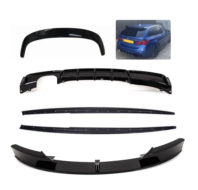 BMW Performance Body Kit - Fits BMW F31 3 Series Touring Estate Gloss Black - Image 5