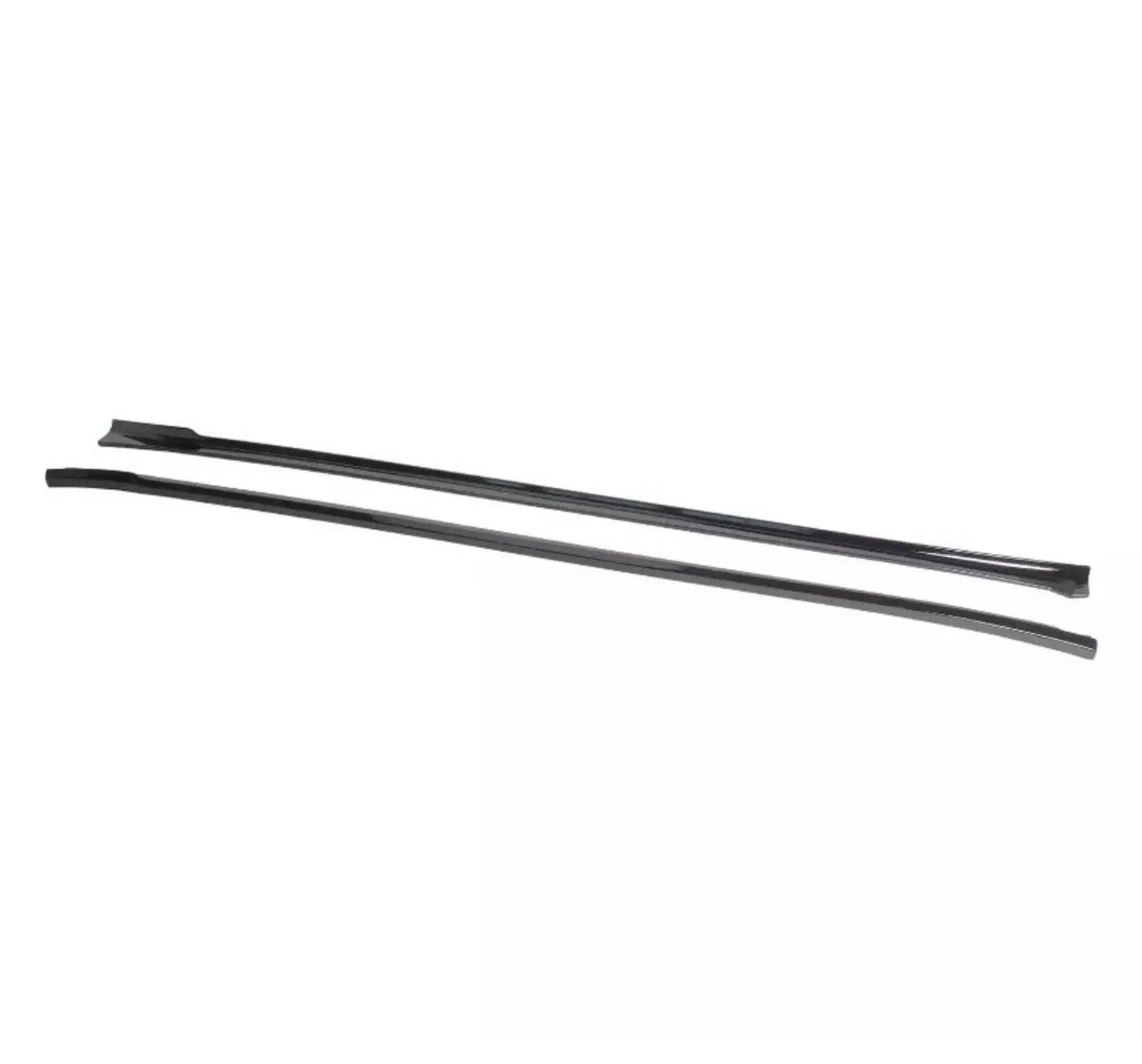 BMW X3 G01 F97 M Sport 2018-2024 Side Skirt Extension Blades Lip Gloss Black - Image 2