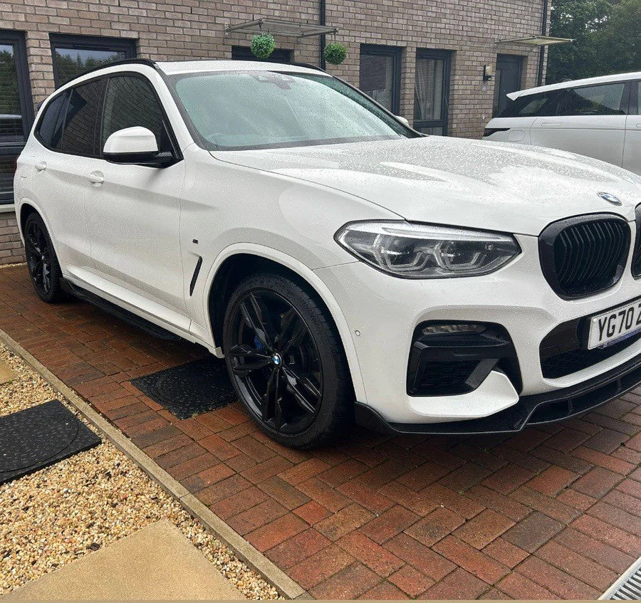 BMW X3 G01 M SPORT PERFORMANCE BODY KIT SKIRTS DIFFUSER LIP GLOSS BLACK LCI - Image 15