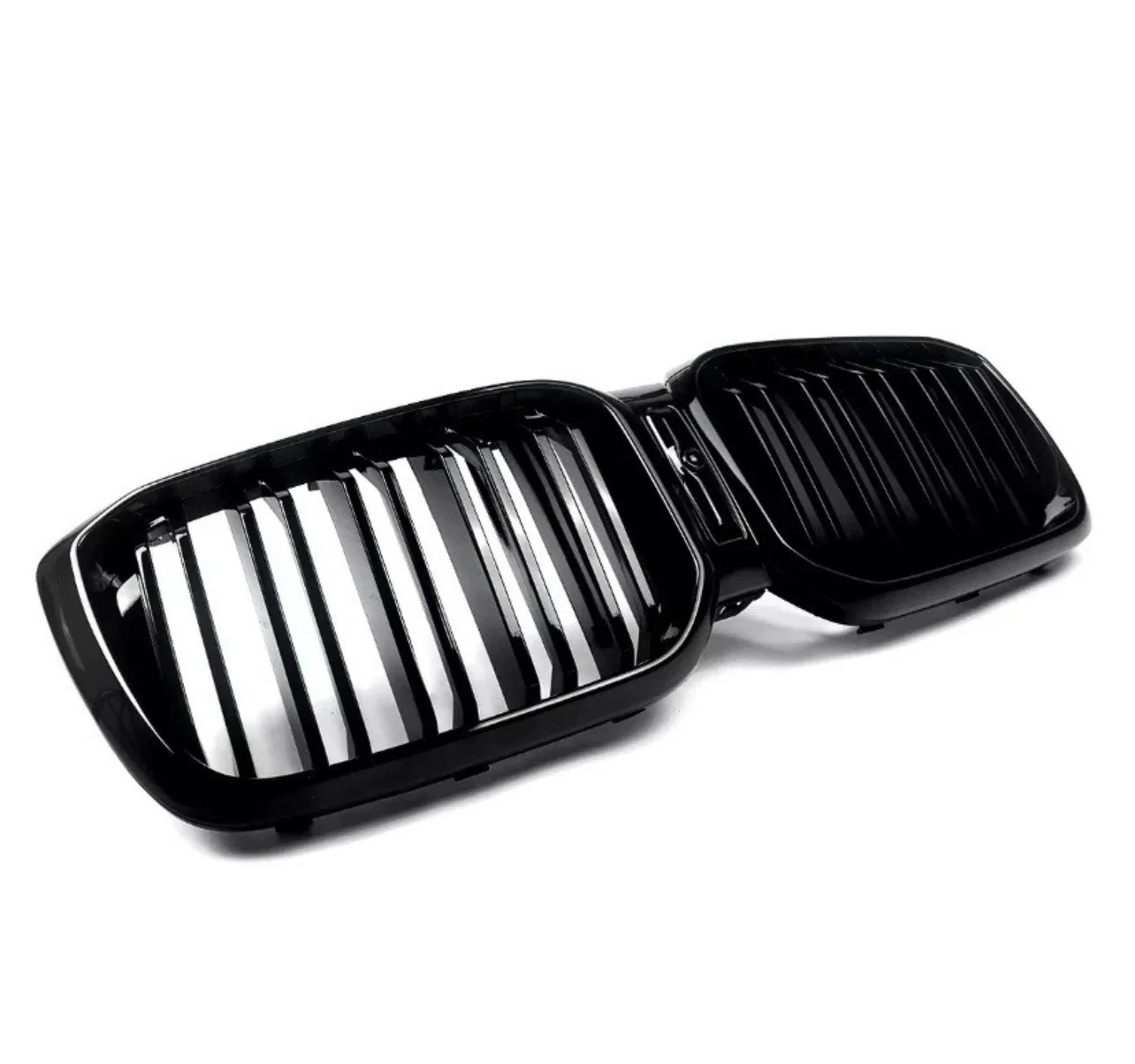 BMW X3 G01 X4 G02 LCI Facelift Gloss Black Twin Slat Kidney Grille Grills 2022+ - Image 8