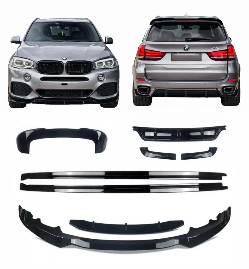 BMW X5 F15 BODY KIT REAR DIFFUSER FRONT SPLITTER SPOILER SIDES GRILLES MIRRORS - Image 3