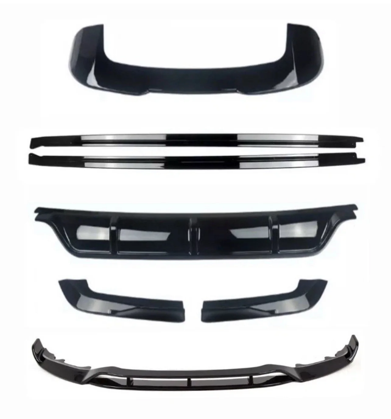 BMW X5 F15 BODY KIT BODYKIT REAR DIFFUSER SPLITTER SPOILER FULL SIDE EXTENSIONS - Image 10