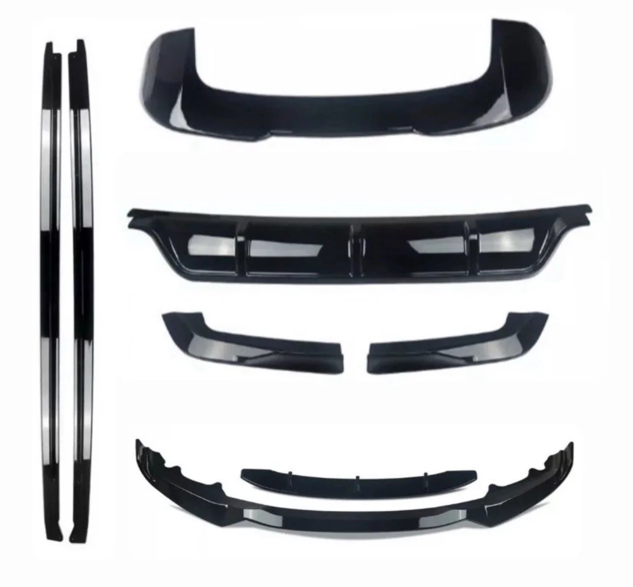 BMW X5 F15 BODY KIT BODYKIT REAR DIFFUSER SPLITTER SPOILER FULL SIDE EXTENSIONS - Image 4