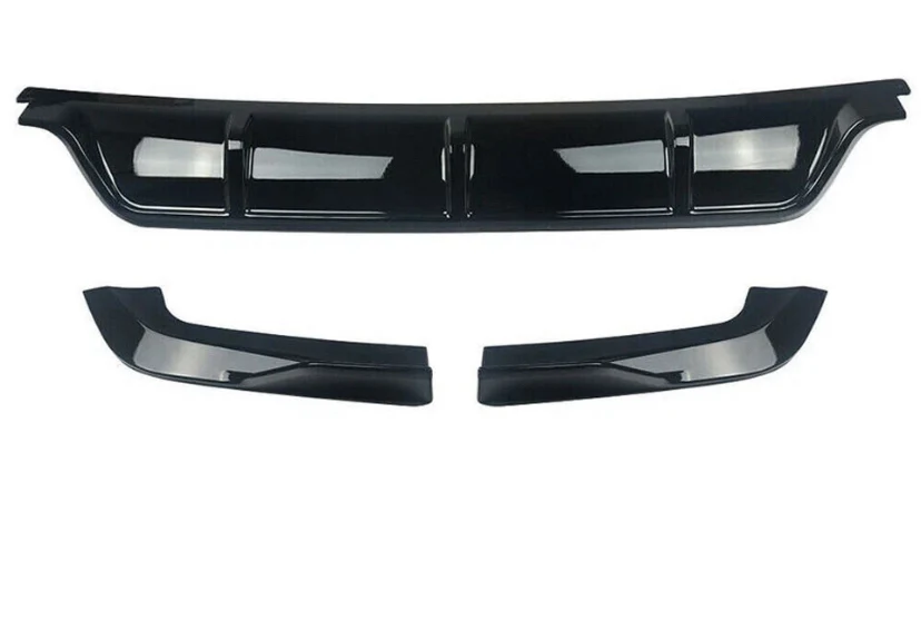 BMW X5 F15 Gloss Black Rear Diffuser Lip Valance Bumper + Side Canards M Sport - Image 6
