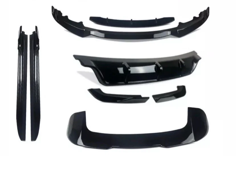 BMW X5 F15 KIT SPLITTER DIFFUSER SIDE SKIRTS SPOILER GLOSS BLACK GRILLES MIRRORS - Image 17