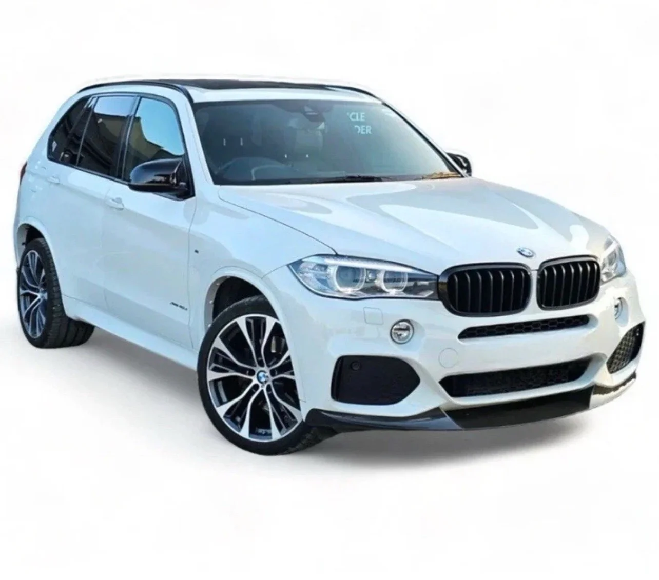 BMW X5 F15 M PERFORMANCE FRONT SPLITTER SPOILER GLOSS BLACK 14-18 M SPORT MP - Image 10