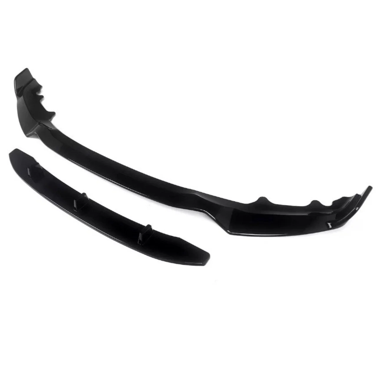 BMW X5 F15 M PERFORMANCE FRONT SPLITTER SPOILER LIP KIT GLOSS BLK 2013-2018 - Image 6