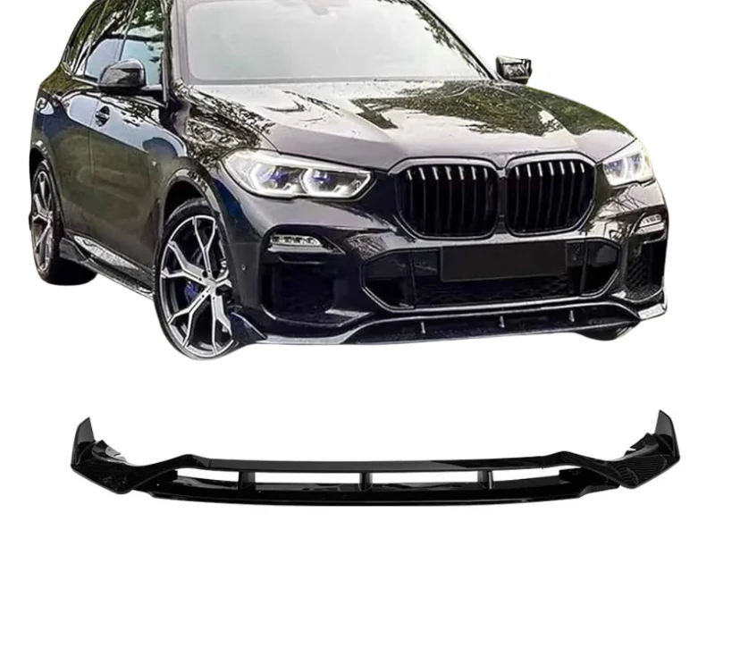 BMW X5 G05 M PERFORMANCE FRONT SPLITTER KIT SPOILER LIP GLOSS BLACK 2019-23