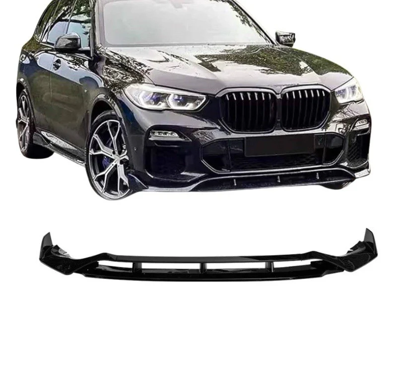 BMW X5 G05 M PERFORMANCE FRONT SPLITTER KIT SPOILER LIP GLOSS BLACK 2019-23