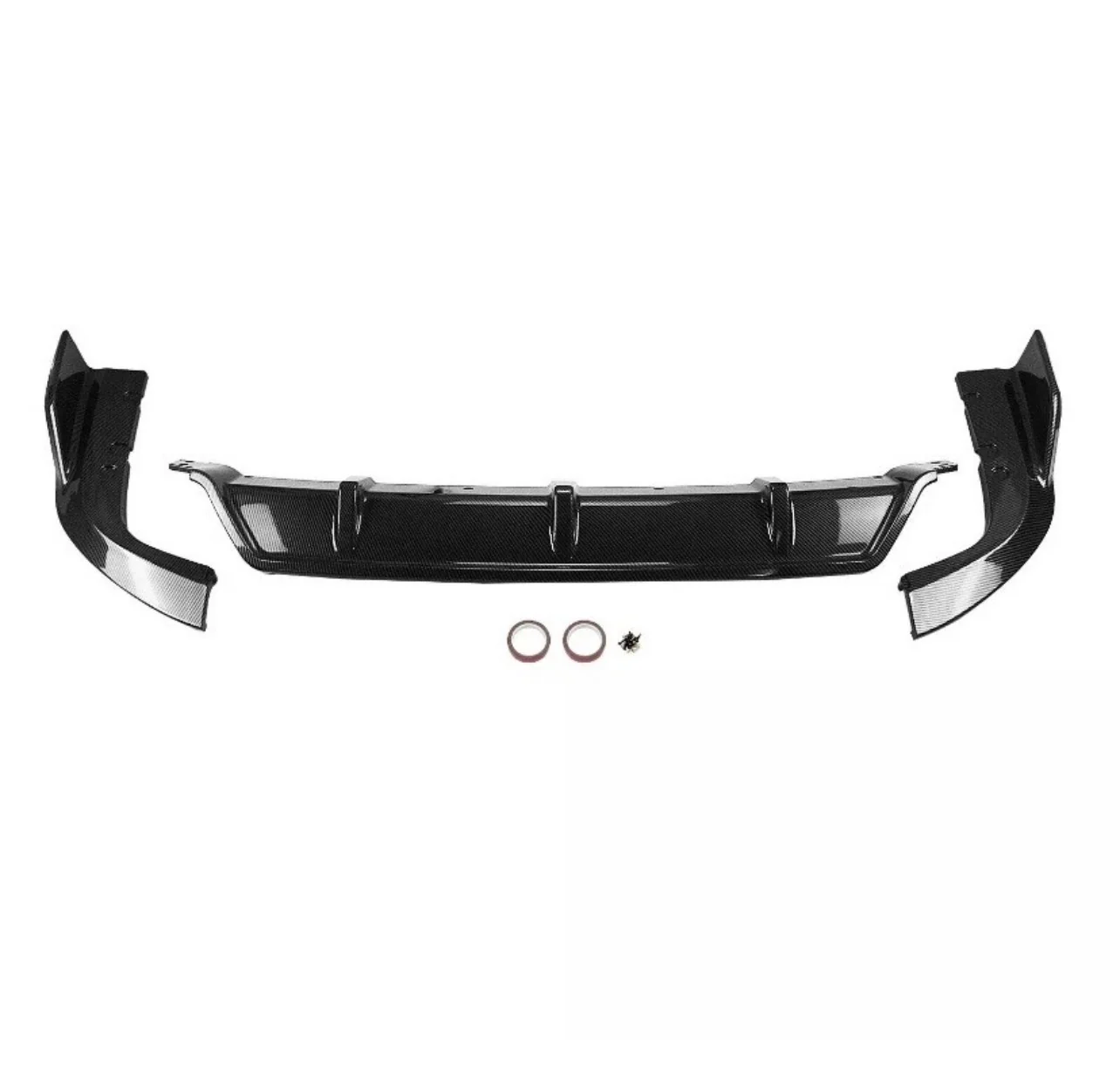BMW X5 G05 M SPORT GLOSS BLACK REAR BUMPER DIFFUSER SPOILER EXTENSION 2018+ - Image 6