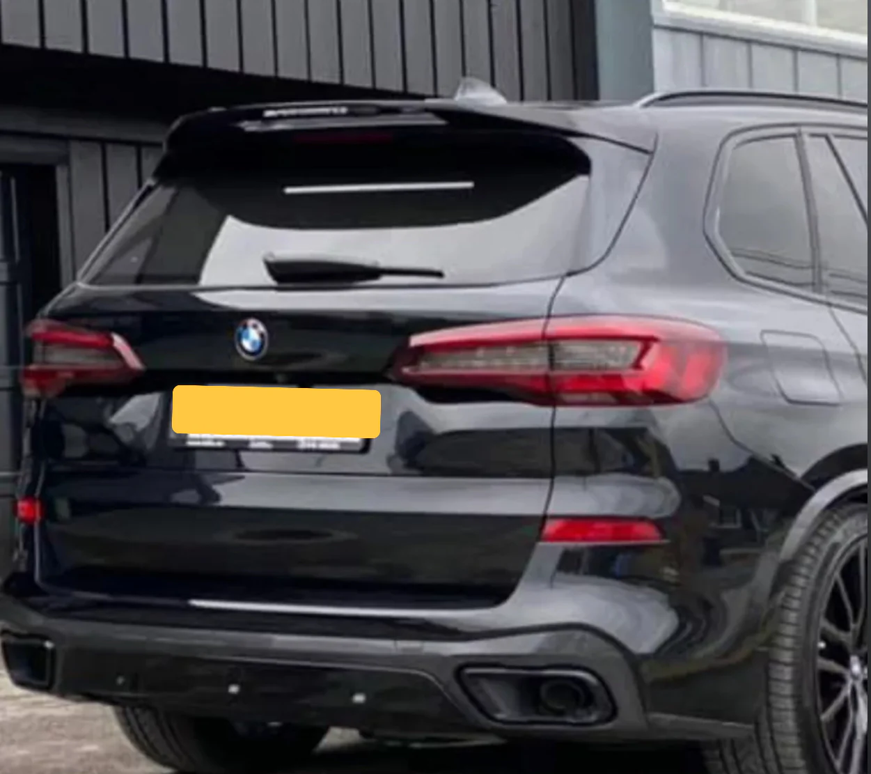BMW X5 G05 M50 X5M Gloss Black Rear Roof Spoiler Boot Wing Lip 2018+ MP Style - Image 4