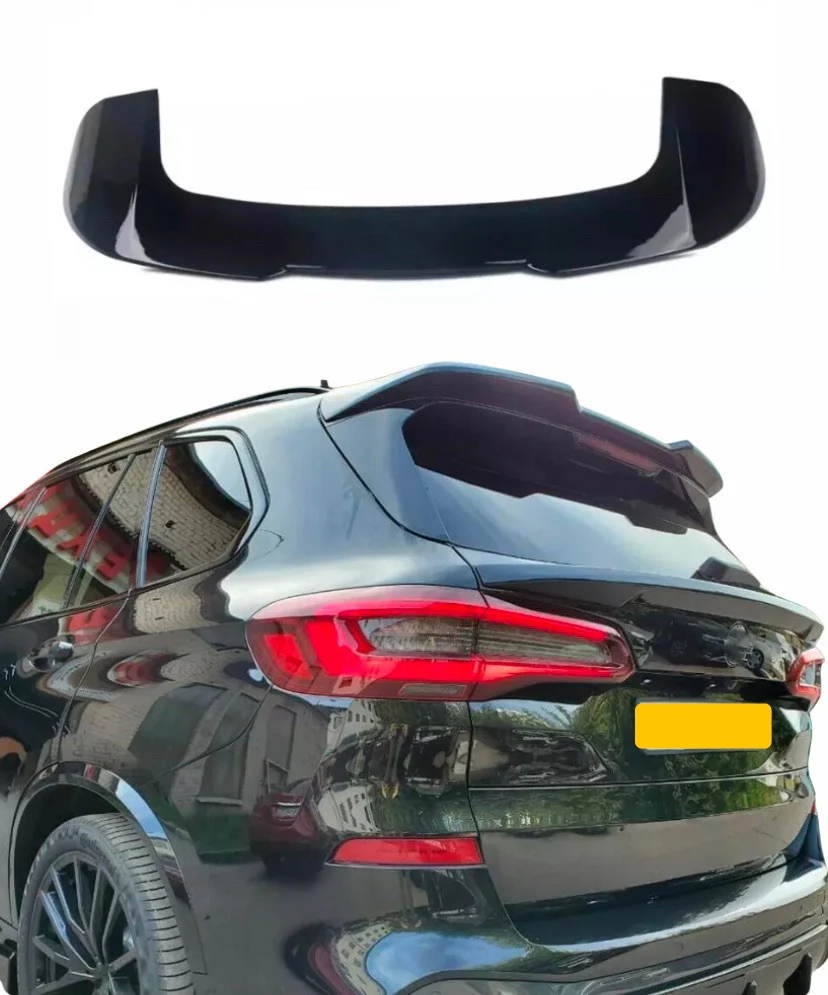 BMW X5 G05 Roof Spoiler Gloss Black Rear Window Wing M Performance 2019+ STM - Image 5