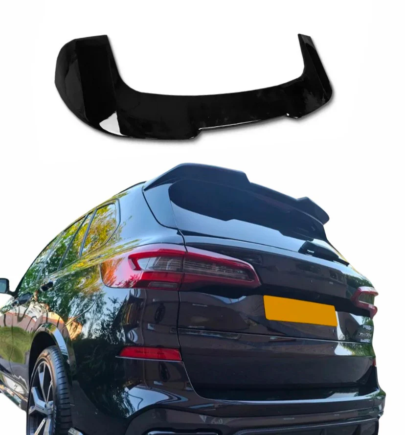 BMW X5 G05 Roof Spoiler Gloss Black Rear Window Wing M Performance 2019+ STM - Image 6