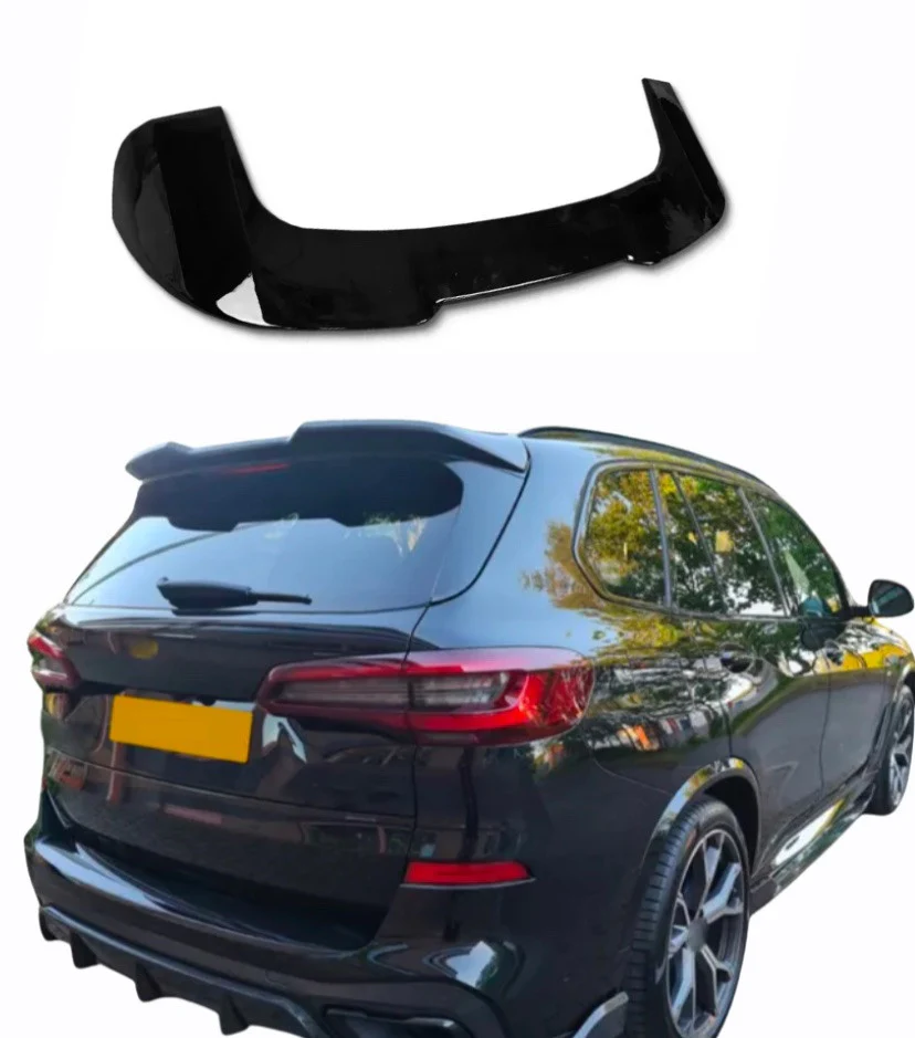 BMW X5 G05 Roof Spoiler Gloss Black Rear Window Wing M Performance 2019+ STM - Image 8