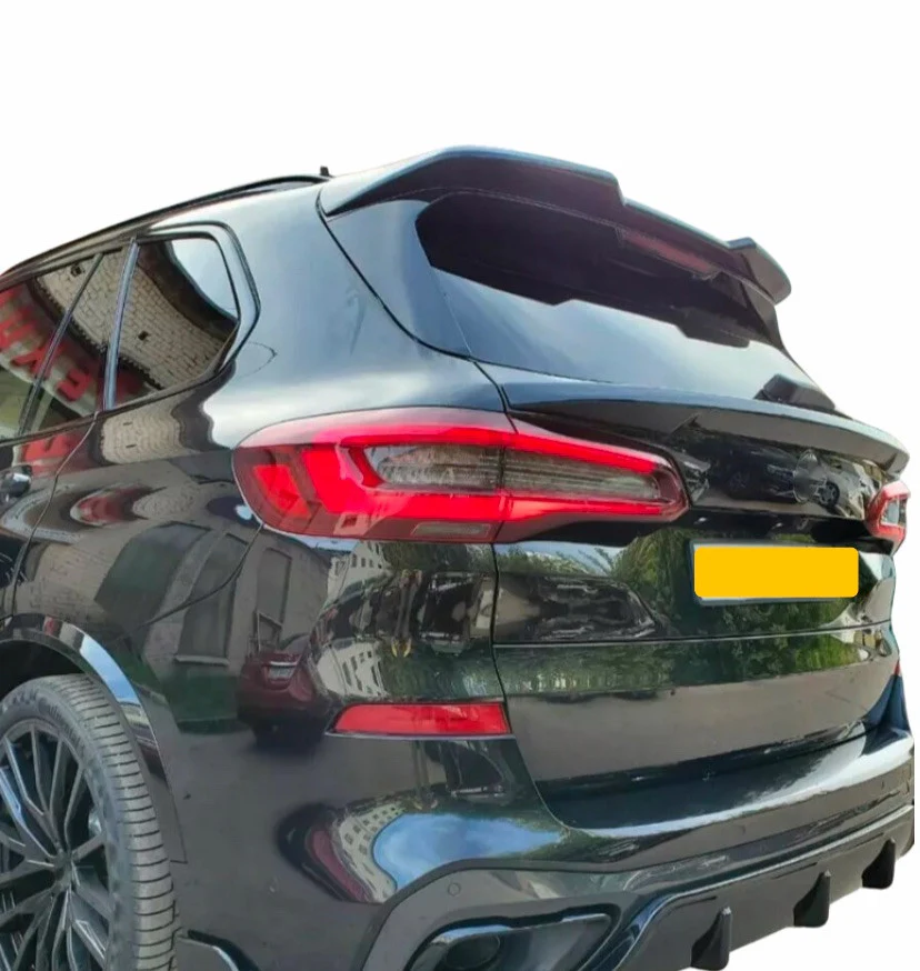BMW X5 G05 Roof Spoiler Gloss Black Rear Window Wing M Performance 2019+ STM - Image 9