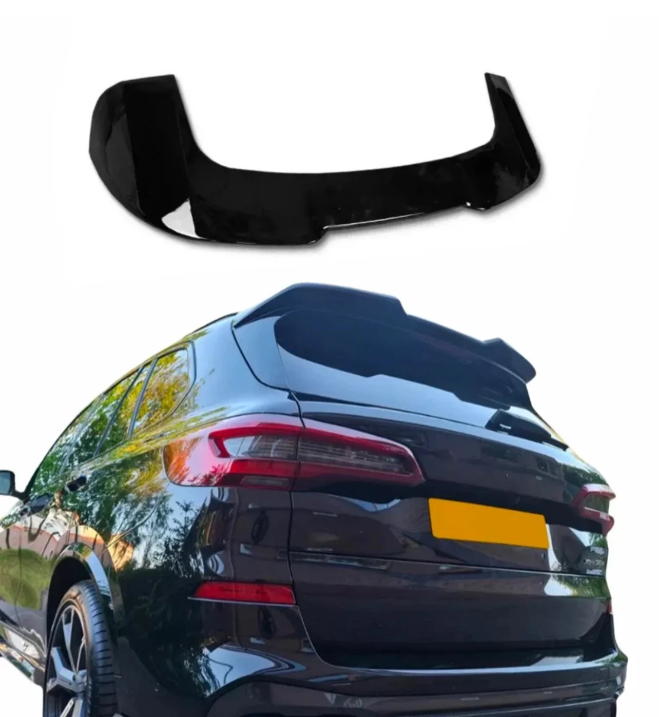 BMW X5 G05 Roof Spoiler Gloss Black Rear Window Wing M Performance 2019+ STM X5M - Image 11