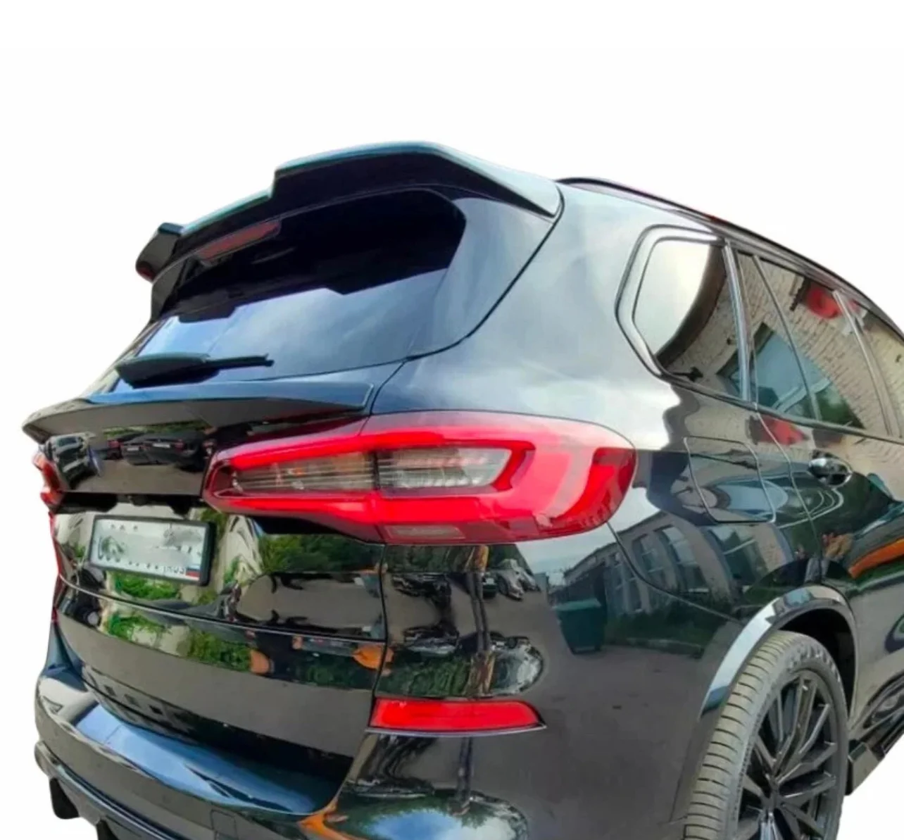 BMW X5 G05 Roof Spoiler Gloss Black Rear Window Wing M Performance 2019+ STM X5M - Image 14