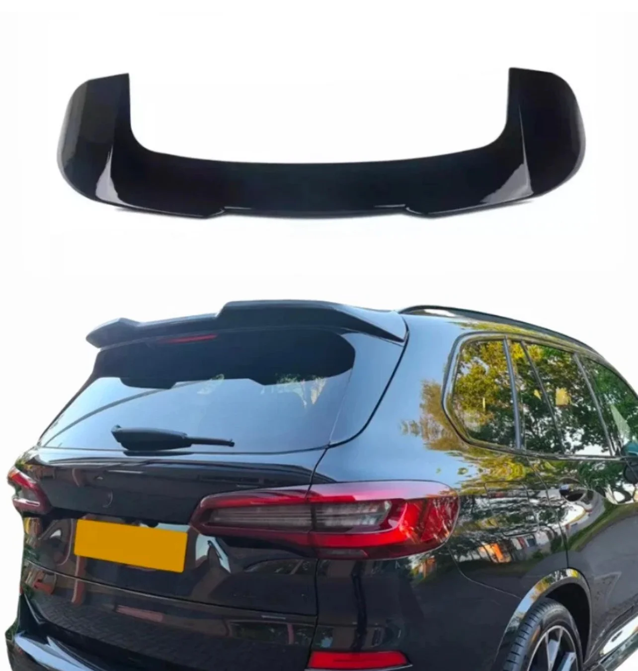 BMW X5 G05 Roof Spoiler Gloss Black Rear Window Wing M Performance 2019+ STM X5M - Image 15