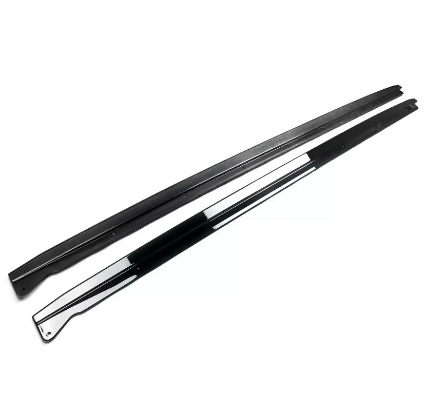 BMW X5M F85 F15 X6M F86 F16 GLOSS BLACK SIDE SKIRT EXTENSION BLADE LIP MP - Image 11