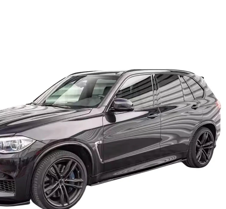 BMW X5M F85 F15 X6M F86 F16 GLOSS BLACK SIDE SKIRT EXTENSION BLADE LIP MP - Image 13
