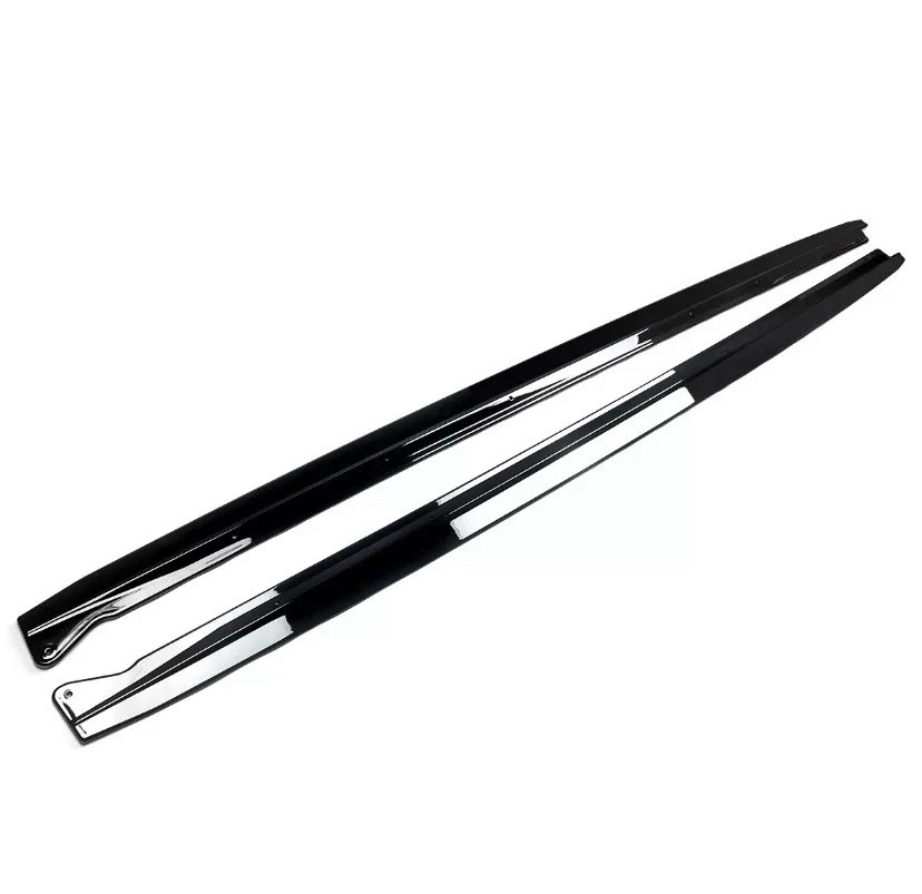 BMW X5M F85 F15 X6M F86 F16 GLOSS BLACK SIDE SKIRT EXTENSION BLADE LIP MP - Image 3