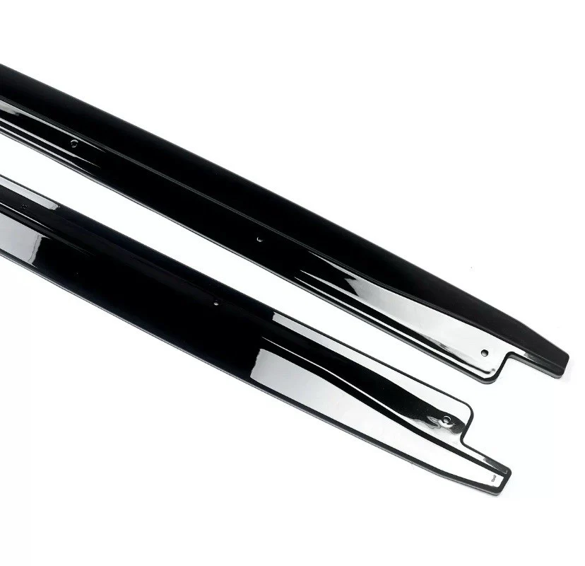 BMW X5M F85 F15 X6M F86 F16 GLOSS BLACK SIDE SKIRT EXTENSION BLADE LIP MP - Image 6