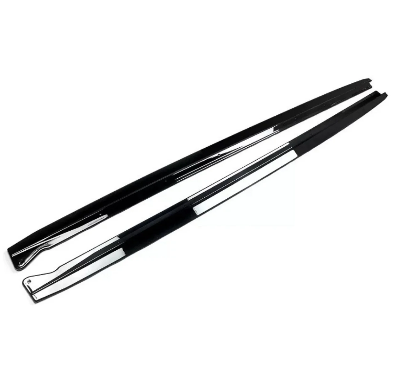 BMW X5M F85 F15 X6M F86 F16 GLOSS BLACK SIDE SKIRT EXTENSION BLADE LIP MP - Image 4