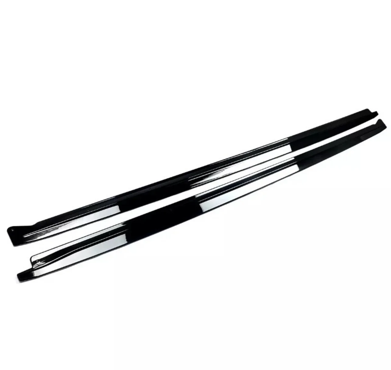 BMW X5M F85 F15 X6M F86 F16 GLOSS BLACK SIDE SKIRT EXTENSION BLADE LIP MP - Image 5