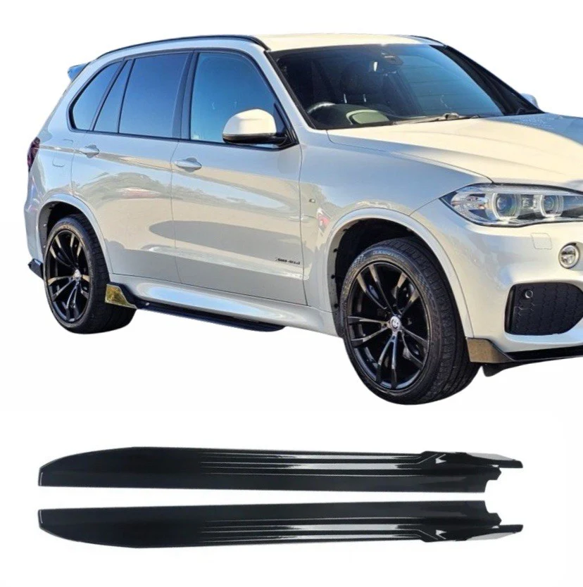 BMW X5M F85 F15 X6M F86 F16 GLOSS BLACK SIDE SKIRT SKIRTS EXTENSION BLADE - Image 12