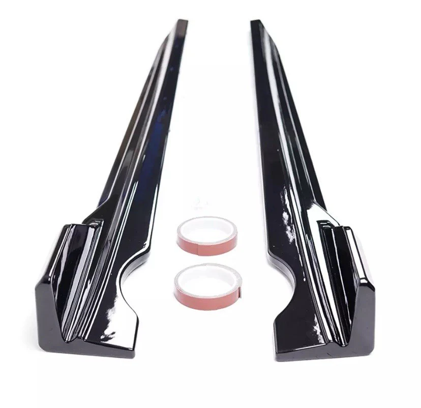 BMW X5M F85 F15 X6M F86 F16 GLOSS BLACK SIDE SKIRT SKIRTS EXTENSION BLADE - Image 6
