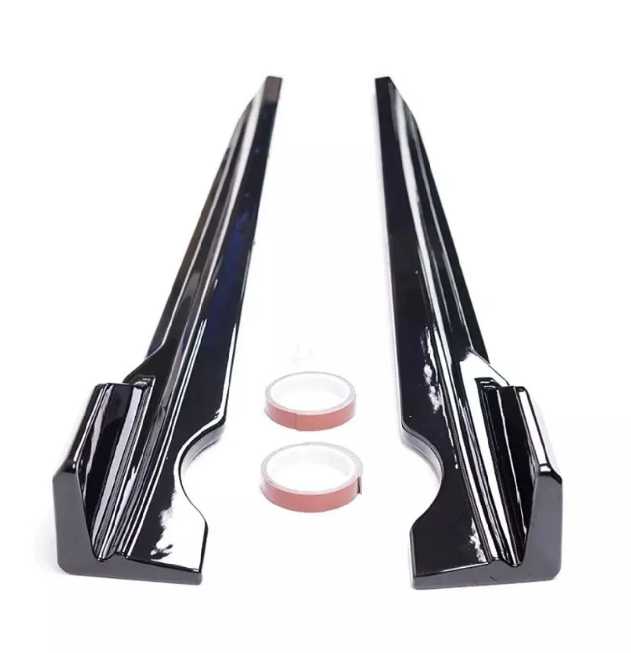 BMW X5M F85 F15 X6M F86 F16 GLOSS BLACK SIDE SKIRT SKIRTS EXTENSION BLADE - Image 2