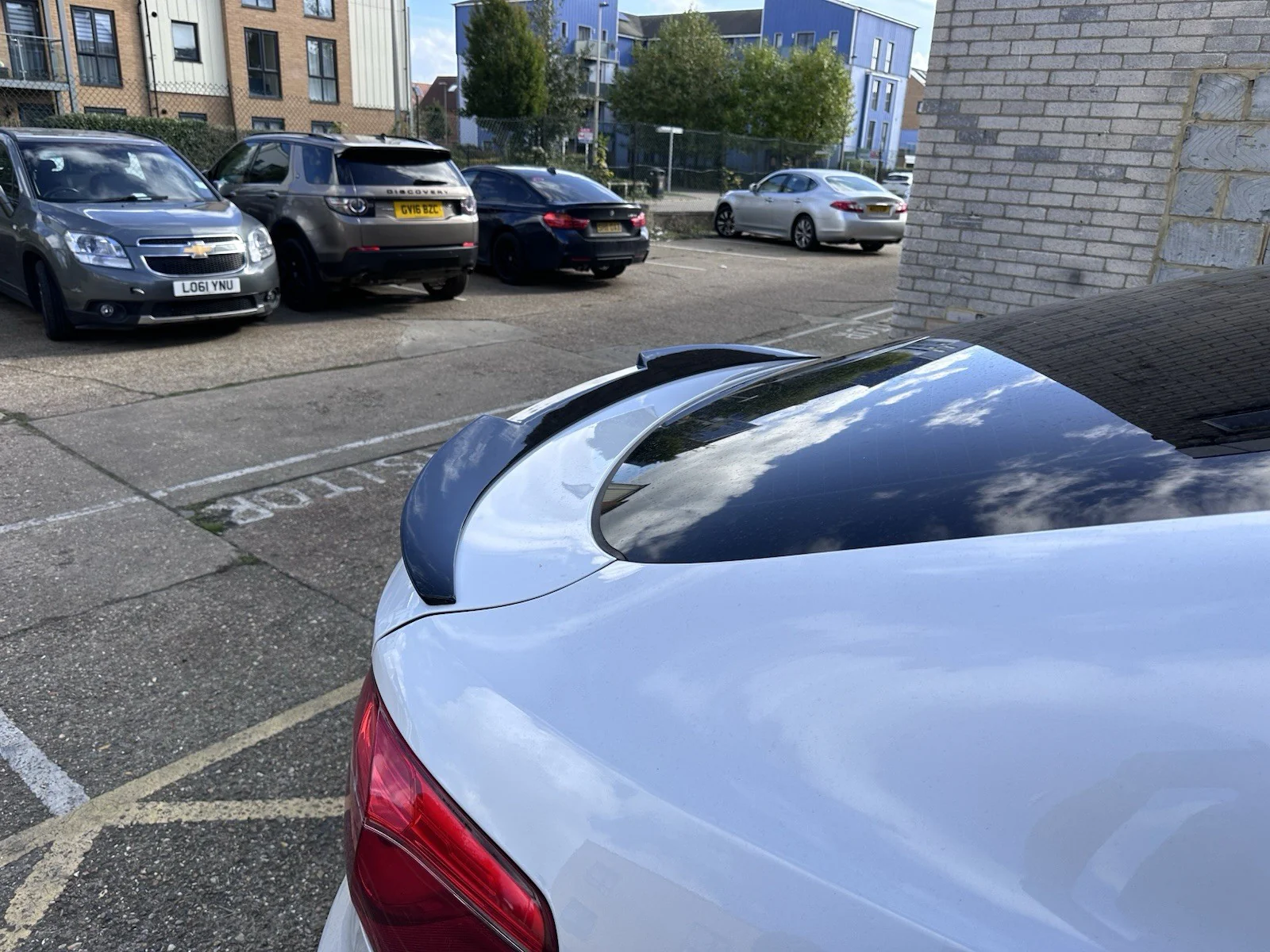 BMW X6 F16 X6M F86 GLOSS BLACK REAR TRUNK BOOT SPOILER WING M SPORT M4 V STYLE - Image 4