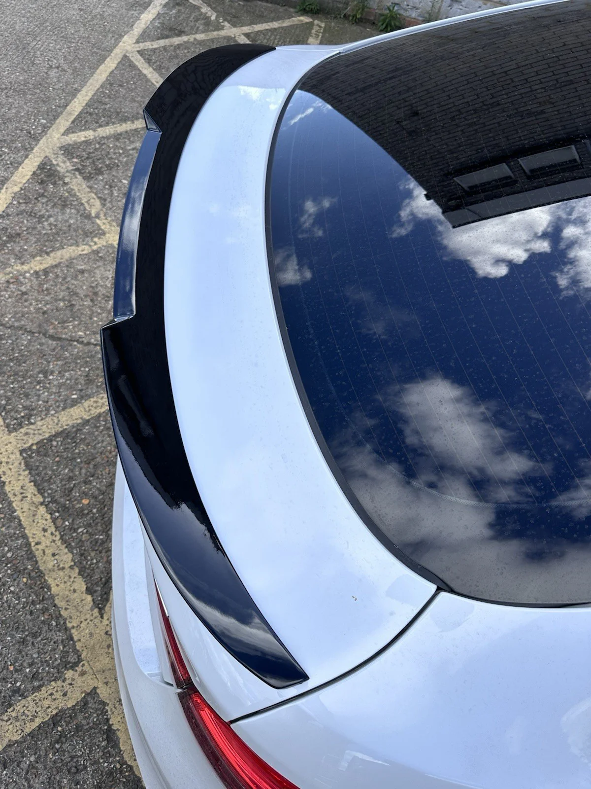 BMW X6 F16 X6M F86 GLOSS BLACK REAR TRUNK BOOT SPOILER WING M SPORT M4 V STYLE - Image 9