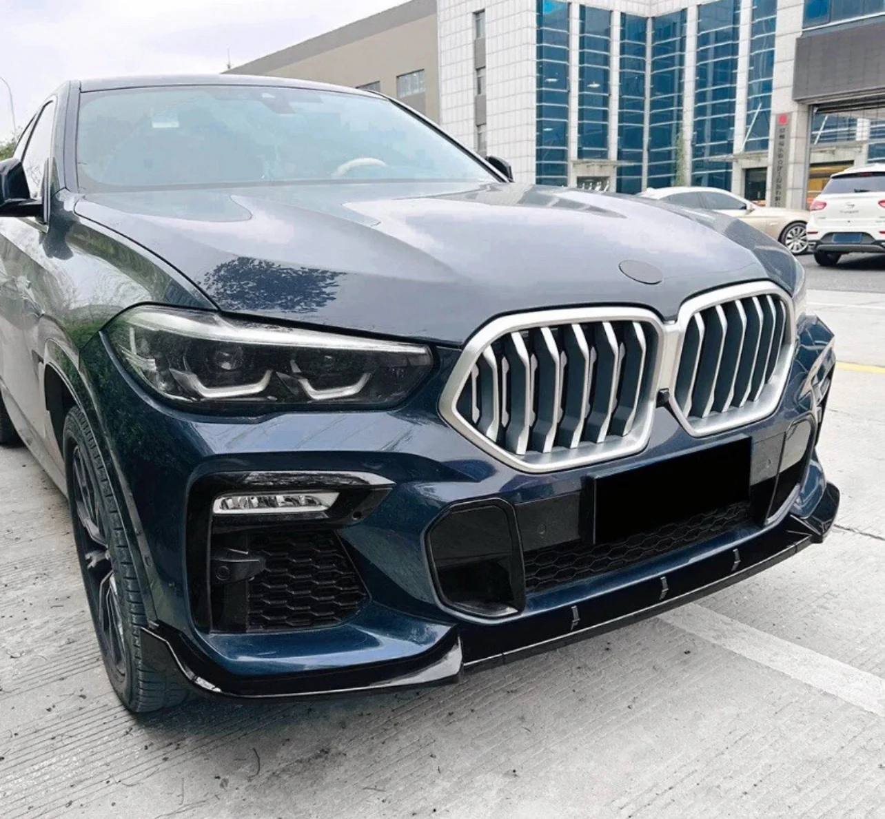 BMW X6 G06 AERO BODYKIT BODY KIT FRONT SPLITTER LIP REAR DIFFUSER SKIRT 19+ BK - Image 16