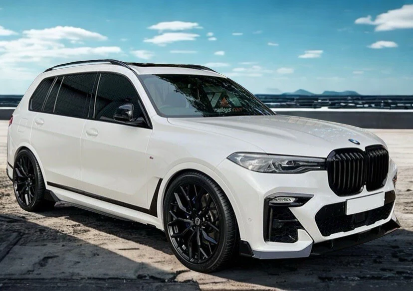 BMW X7 G07 BODYKIT BODY KIT FRONT SPLITTER LIP DIFFUSER SIDE SKIRT SPOILERS BK - Image 7