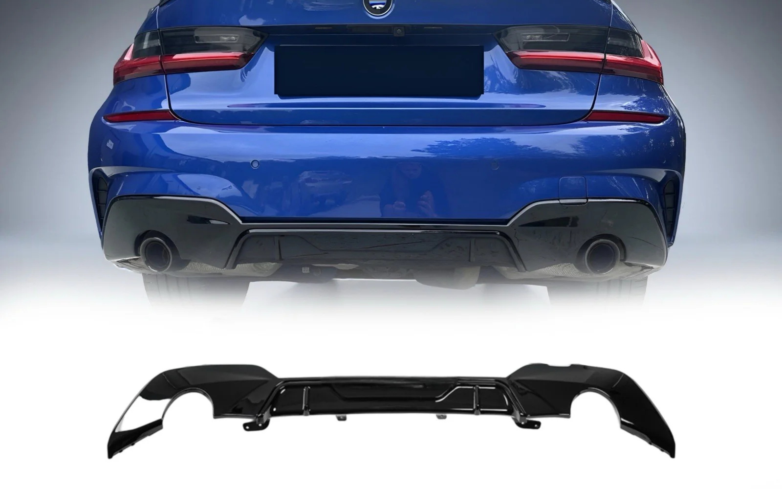 BODY KIT BODYKIT FOR BMW G21 3 SERIES TOURING ESTATE ED2 SPLITTER DIFFUSER - Image 11