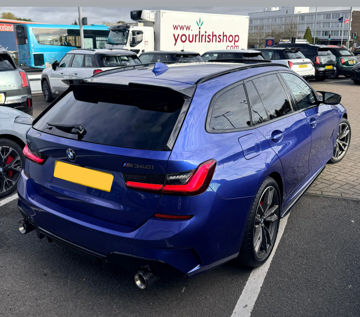BODY KIT BODYKIT FOR BMW G21 3 SERIES TOURING ESTATE SPLITTER REAR DIFFUSER ED2 - Image 4