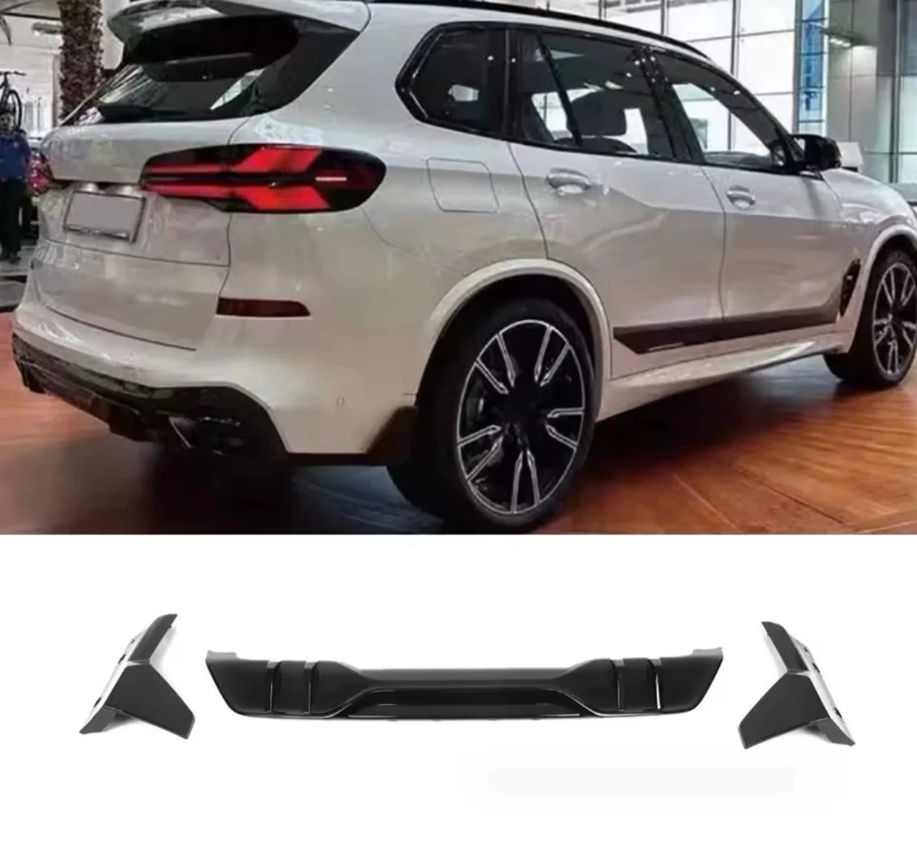 BODYKIT BODY KIT FOR BMW X5 G05 LCI M SPORT FRONT SPLITTER REAR DIFFUSER 2023+ - Image 6
