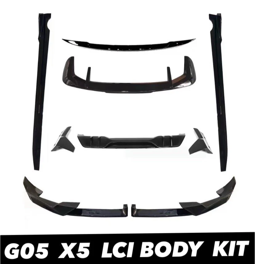 BODYKIT BODY KIT FOR BMW X5 G05 LCI M SPORT FRONT SPLITTER  REAR DIFFUSER 2023+ - Image 2