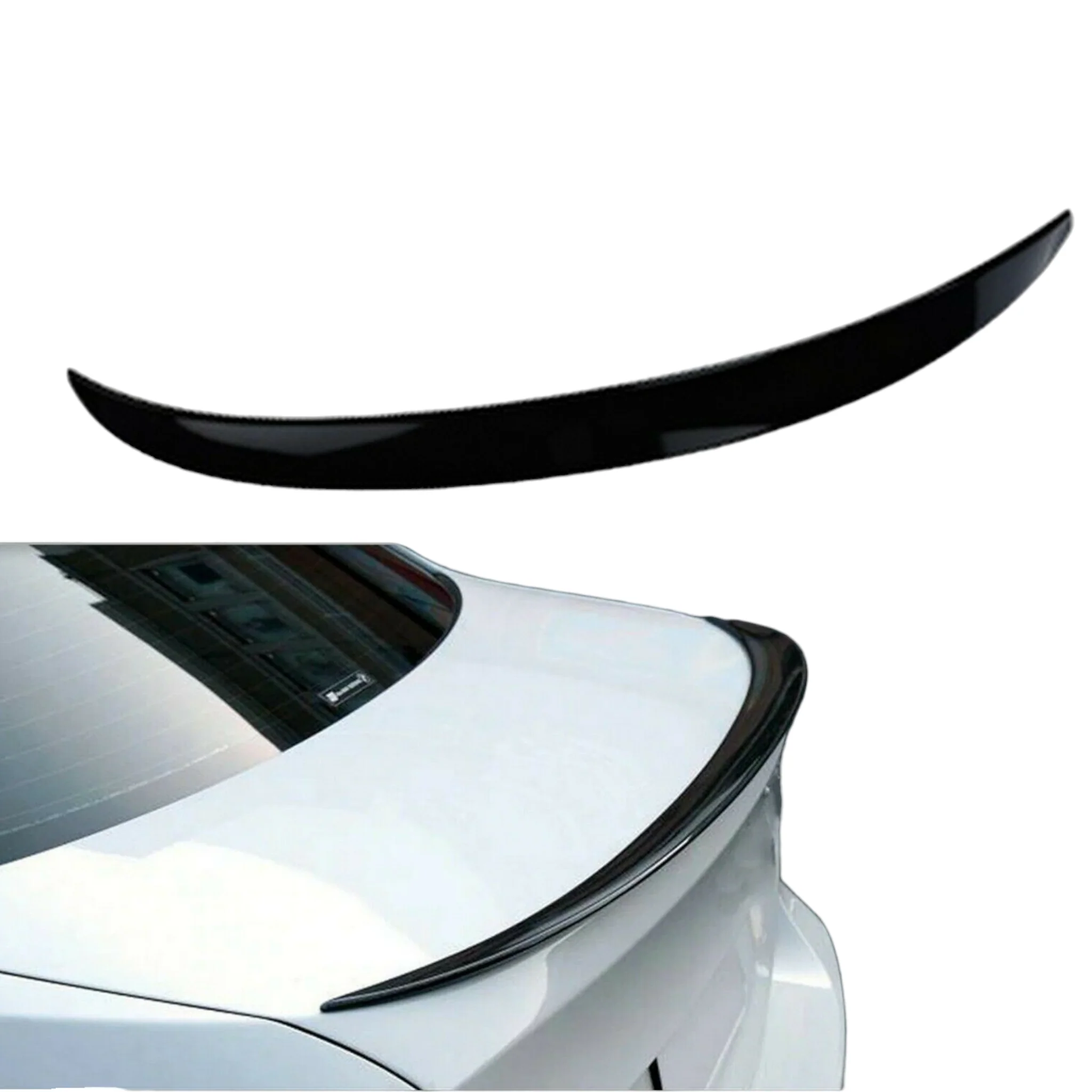 Boot Spoiler - M3 Performance - Fits BMW F30 F80 3 Series - Gloss Black