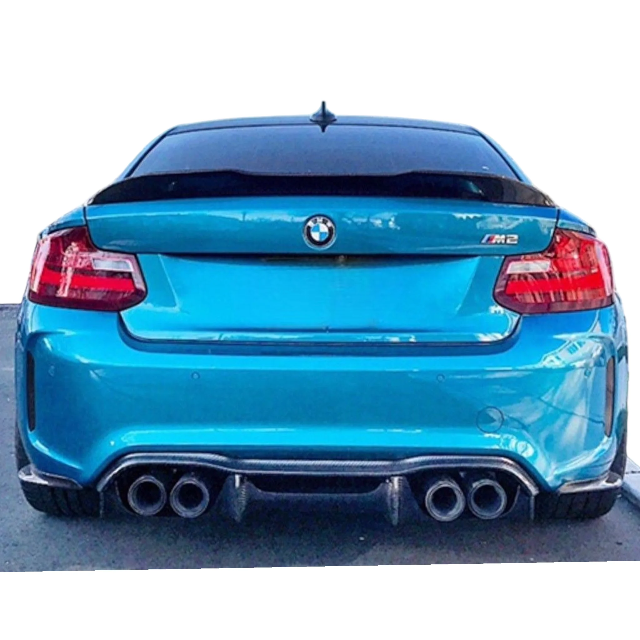 Car Boot Spoiler - Fits BMW F22 F87 M2 2 Series STM STYLE Carbon Look - Image 4