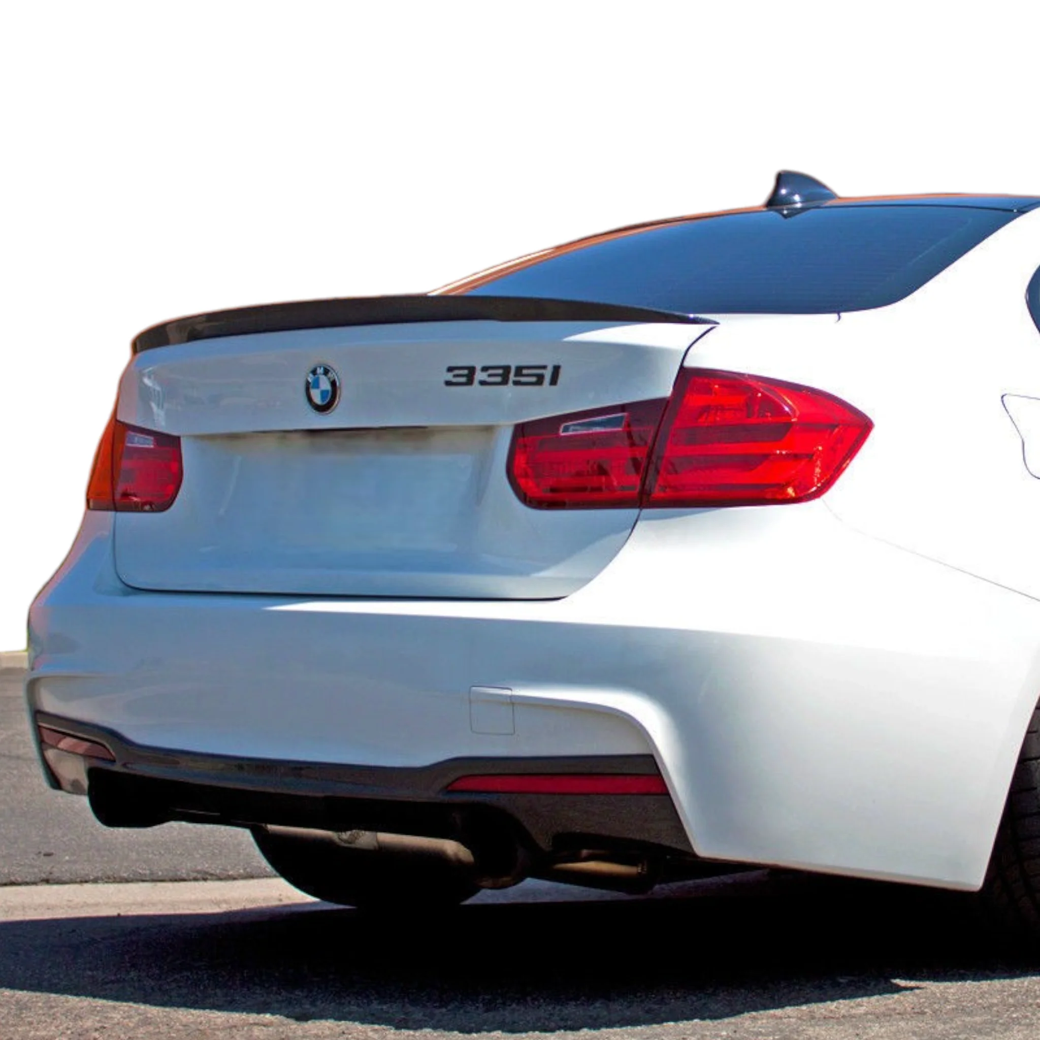 Car Boot Spoiler - Fits BMW F30 F80 3 Series - MP - Carbon Look - Image 2